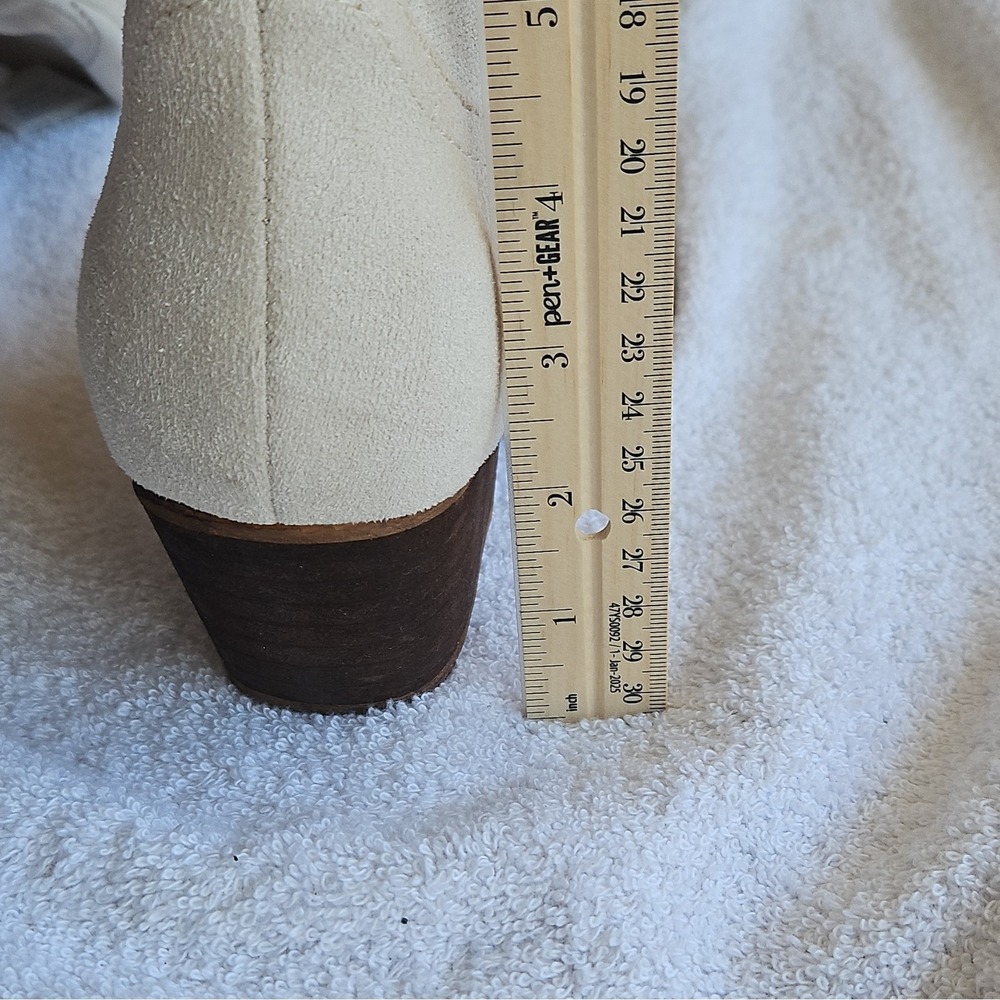 Womens White Cowgirl Cowboy Boots Western Southwestern Size 9 EUC - Picture 5 of 8